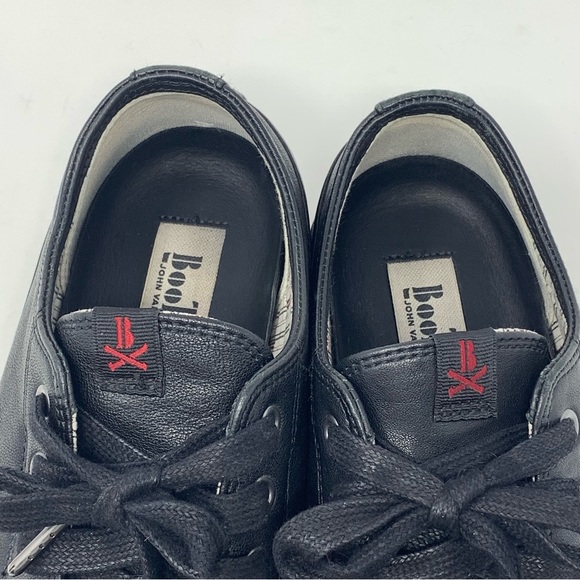 John Varvatos Bootleg Sneakers Low Top Black Size 8 - Picture 10 of 16